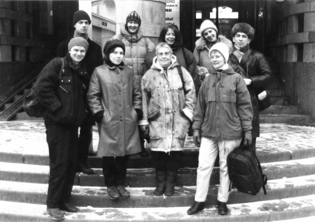 Finland Helsinki: On Steps Of The 'Buddhist House'
