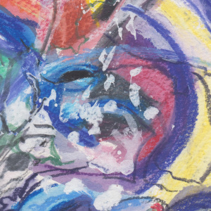 Abstract image of different coloured lines