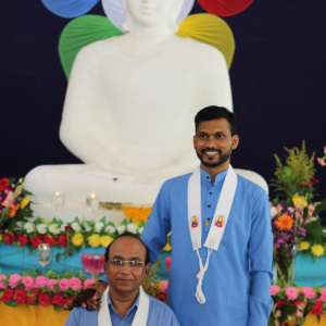 Dh Guhyanag with Dh Sadhanaratna