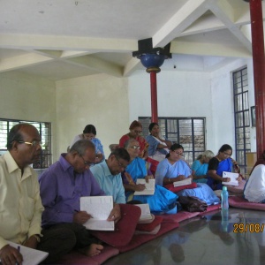 Listing to Dhamma Talk