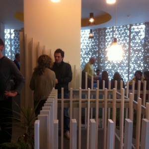 reception area buzzing