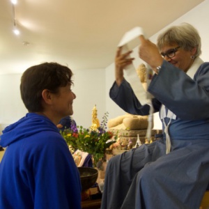 Abhayadipa nearly with kesa