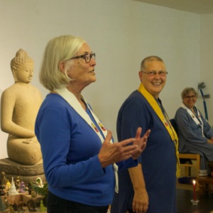 Dharmavajri translates Parami's Spanish into English 2