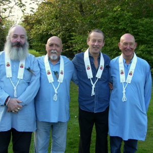 Satyaraja with Suriyavamsa, Akashavajra and Shantivajra