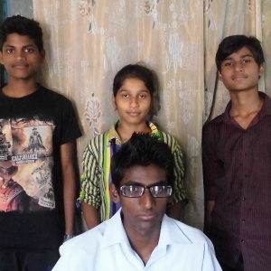 Rajat (Left to Right) , Prajakta and Naresh