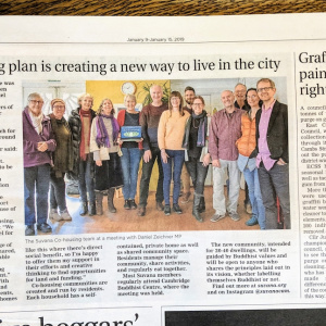 An article about the Suvana Cohousing Project in the 'Cambridge Independent'