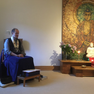 Naravira leading the puja