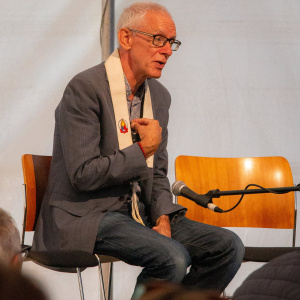 Maitreyabandhu hosted an evening entitled 'Bhante as Alchemist'. Photo: Jeremy Peters