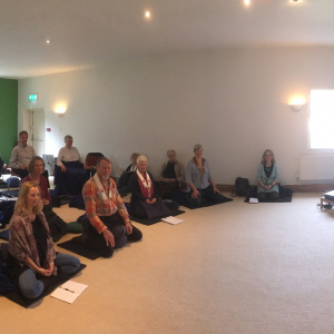 Panorama of the entire assembled company