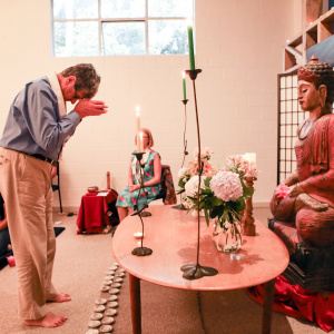 Nagabodhi during the handover ritual