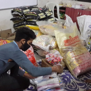 Packing work is going on