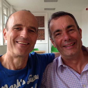 The happy men: Yashodeva and Ajjavin