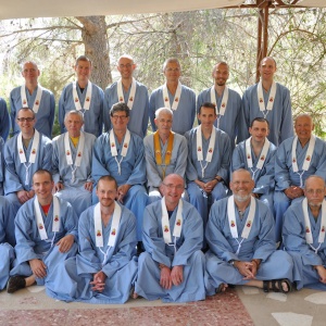 The 18 new Order Members with their Public Preceptors